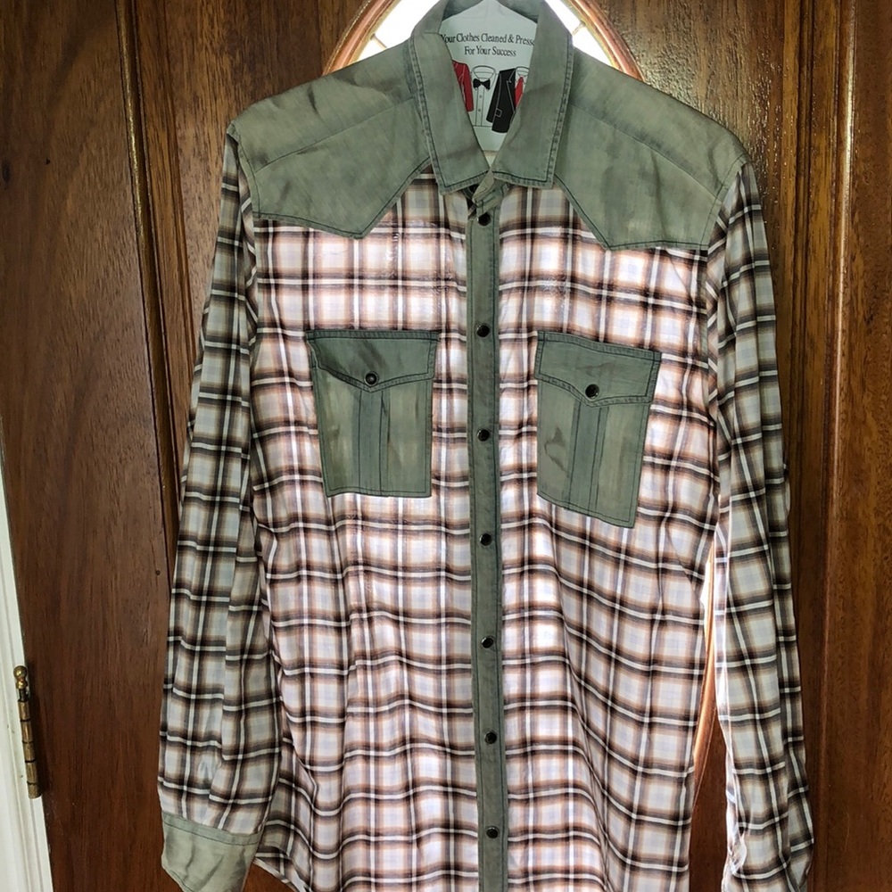 D&G Plad Long Sleeve Cowboy Shirt